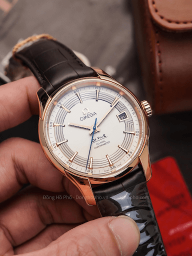 Đồng Hồ Nam Omega De Ville Hour Vision Vàng 18k Red Gold 431.63.41.21.02.001
